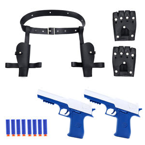 कैदी क्रॉस-बॉर्डर लार्वा क्रॉफ्ट पिस्टल होल्स्टर, वेस्टर्न काउबॉय बेल्ट, चमड़े के दस्ताने, कोस्प्ले पोशाक प्रोप्स एक्सेसरीज - Product Image 1