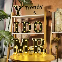 Letrero Luminoso LED de Plástico Dorado y Negro con Espejo, 16 cm, Decoración Navideña, Iluminación Ambiental para Bares