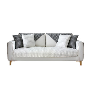 Nordic Simple Modern Four Seasons Universal Combination <strong>Sofa</strong> <strong>Cushion</strong> Pure Cotton Fabric Cover Towel <strong>Set</strong> - Product Image 5
