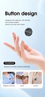 Microphone sans fil magnétique compact SX21 2.4G avec suppression du bruit, micro-cravate magnétique mini USB-C pour smartphone