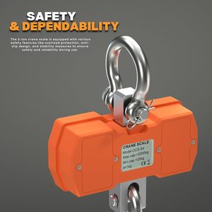 Kỹ thuật số heavy duty có trọng lượng quy mô 1000 kg 2000 kg <span class=keywords><strong>LED</strong></span> hiển thị điện tử <span class=keywords><strong>OCS</strong></span> <span class=keywords><strong>Crane</strong></span> quy mô với điều khiển từ xa - Product Image 6