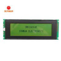 Contrôleur T6963 ks0108 écran lcd monochrome 240x64 240*64 écrans lcd graphiques à matrice de points