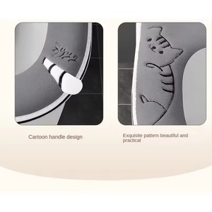 Funda de asiento de inodoro portátil con cremallera, suave y cálida para invierno, cojín grueso para WC, para las cuatro estaciones, nueva. - Product Image 2