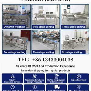 เครื่องชั่งตรวจสอบน้ำหนักอัตโนมัติความเร็วสูงแบบไดนามิก 6 ระดับ สำหรับการคัดแยก  ผู้จัดจำหน่ายที่เชื่อถือได้ - Product Image 6