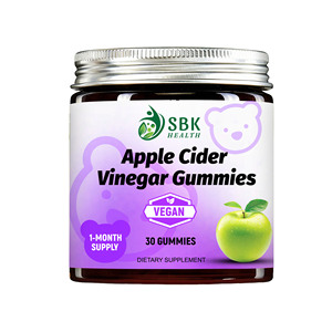 Gomitas Veganas de Vinagre de Sidra de Manzana para Mejorar la Energía, Más Vendidas, Suministro para 1 Mes, con Folato y Zinc, Gomitas Quemagrasas - Product Image 1