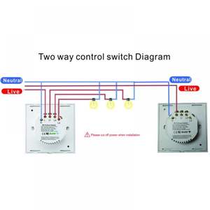 Smart Switch 2 Gang, Smart WIFI Light Switch funciona con <span class=keywords><strong>Amazon</strong></span> Alexa Google Home e IFTTT, voz y control remoto - Product Image 5