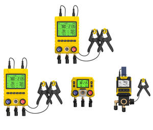 China Factory HVAC Refrigeração <span class=keywords><strong>Digital</strong></span> Manifold Gauge Set Ar Condicionado Manômetro com Testador de Temperatura para Venda - Product Image 4