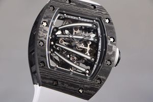 Nuevo Reloj de Hombre de Diseño Moderno con Correa de Goma y Caja de Fibra de Carbono Negra, Reloj Mecánico de Alta Gama - Product Image 4