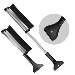 Pala quitanieves multifuncional para coche, cepillo telescópico de aleación de aluminio, raspador de hielo para uso en vehículos en invierno - Product Image 5