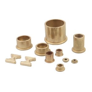 Tự bôi trơn mang ỐNg Lót dầu thiêu kết đồng tay áo mặt bích hình cầu Quạt ống lót - Product Image 1