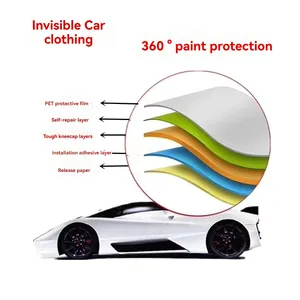 PPF TPU unsichtbare Autoschicht selbstreparend auto transparente Folie Farbe Anti-Ribben schutzfolie originale weiße Verpackung Großhandel