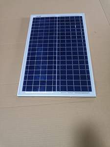 แผงโซลาร์เซลล์โพลีคริสตัลไลน์ 15 วัตต์ 25 วัตต์ 45 วัตต์ 18V พร้อมสายเคเบิล 5 เมตร สำหรับ<span class=keywords><strong>ระบบ</strong></span>ไฟส่องสว่างรั้วและโคมไฟสวน - Product Image 2