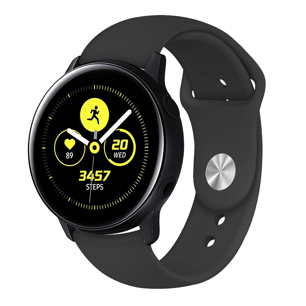 For Samsung Galaxy Watch Bands Watch3 Active Active2 Gear Sport Gear S3 Gear S2 Silicone Rubber Watch Straps Watchband 20mm 22mm