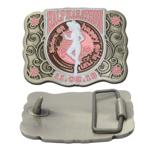 Fabricante de Medallas, Hebillas de Metal Personalizadas con Logotipo, Rectangulares, Ovaladas, Planas, Cuadradas, Redondas, Vintage, Sólidas, Hebillas de Cinturón Personalizadas Estilo Western - Product Image 3