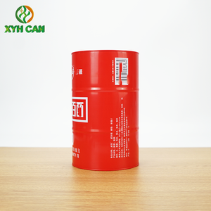 Thiết kế tốt tùy chỉnh vuông kim loại hộp thiếc chất lượng cao thiếc tròn có thể cho Vodka Rượu & bia chai tinplate đồ uống bao bì - Product Image 2