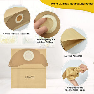 Gran oferta, bolsa de polvo de papel para <span class=keywords><strong>aspiradora</strong></span> desechable de alta calidad, paquete de 5 reutilizables para uso doméstico para <span class=keywords><strong>aspiradora</strong></span> Europea A2234 - Product Image 5