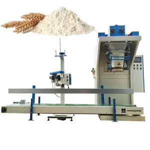 Haute qualité 10kg 25kg moulin à blé farine paquet Machine poudre grand sac Pack système de sceau
