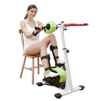 Bicicleta de Rehabilitación Profesional para Fisioterapia de Brazos y Piernas, Mini Bicicleta de Ejercicio con Pedales Eléctricos