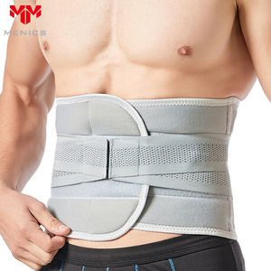 Cintura di supporto per la vita da donna con Clip nera e Zip traspirante per la pancia con fasce antisudore e lattice - Product Image 1