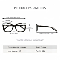 Gafas Ópticas de Acetato con Diseño Ojo de Gato, Doble Color, Gruesas, Unisex para Hombre y Mujer, Monturas de Gafas Personalizadas, Monturas de Acetato