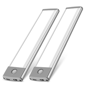 15.8in 60-<b>Led</b> Battery Powered Wireless USB Rechargeable Magnetic Motion <b>Sensor</b> <b>Light</b> Warodrobe Kitchen Under <b>Led</b> Cabinet <b>Lights</b> - Product Image 1