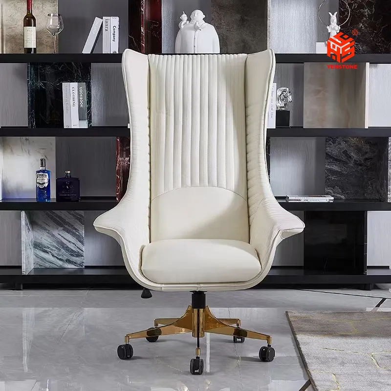 Yenstone-silla cómoda y moderna de lujo para oficina y escritorio, asiento ligero de lujo para ordenador, gerente de jefe