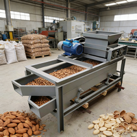 Machine à casser les noix automatique à prix d'usine, décortiqueuse d'amandes, pour la décorticage secondaire des amandes et des noix de pécan