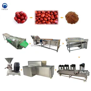 industrial red jujube jam grinder dates paste production line