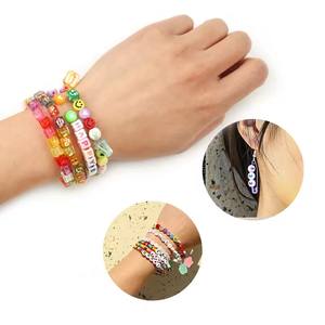 Cuentas de sonrisa Alfabeto acrílico que brilla en la oscuridad Cuentas sonrientes redondas planas para la fabricación de joyas 2 Vendido Sin reseñas aún - Product Image 6