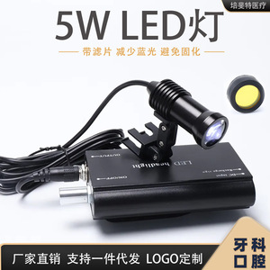 ไฟหน้าแบบ LED สำหรับทันตกรรม 3000 ลูเมน อุณหภูมิสี 5500k พร้อมความสว่างที่ปรับได้และแบตเตอรี่แบบชาร์จ USB - Product Image 5