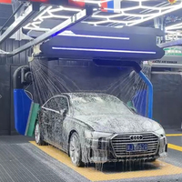 Machine de lavage de voiture professionnelle sans contact entièrement automatique sans contact Lavage de voiture automatique avec certificat CE