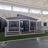 Conteneur Préfabriqué d'Habitation Personnalisé et Mobile de 20/40 Pieds, Petite Maison Modulaire Prête à Vivre, Maison Mobile Préfabriquée de 2, 3, 4, 5 Chambres