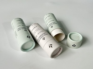 หลอดกระดาษเปล่าแบบขายส่ง พิมพ์ลายตามสั่ง ทำจากกระดาษรีไซเคิล สำหรับผลิตภัณฑ์ระงับกลิ่นกายแบบแท่ง ครีมกันแดดแบบแท่ง - Product Image 4