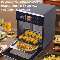 Friteuse à air 20 litres à double pile multifonctionnelle basse quantité minimale de commande 1 Pcs Smart Digital Electric Hotel Fryer à air de grande capacité