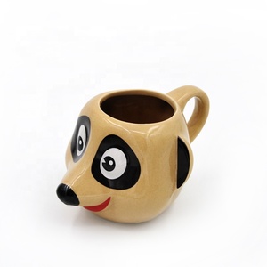 Taza de <span class=keywords><strong>café</strong></span> de cerámica de lémur brillante con estilo de alta calidad, impresión personalizable escolar de porcelana ecológica promocional - Product Image 1