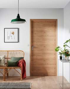 Solid Wood Automatic <b>Door</b> for Bathroom and Living Room Modern Waterproof Single Main <b>Door</b> with Closet Accessories - Product Image 4