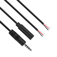 Fabricant de câbles audio, câble audio robuste, connecteur 3,5 mm mâle vers femelle avec emballage personnalisable