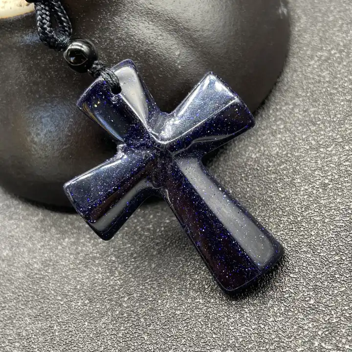 TEQUILA SUNRISE SHOP Cross Leather Necklace Mens - Men Cross Coin, India |  Ubuy