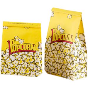 Bolsas de Papel para Envasado de Alimentos, Diseño Personalizado, Portátiles, para Papas Fritas, Dulces, Pan, Palomitas de Maíz, Aperitivos - Product Image 1