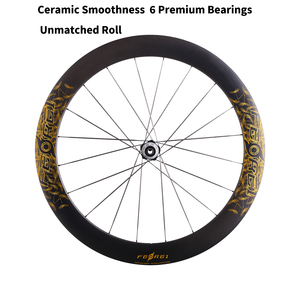 Ruedas de Bicicleta de Fibra de Carbono Ferei Serie S 700C T700, Patentadas, 60 mm de Profundidad, Buje de Aluminio, Tubeless Ready, Rodamientos Cerámicos, Freno de Disco - Product Image 4