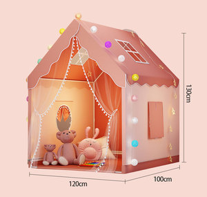 Tente <span class=keywords><strong>de</strong></span> jeu pliable pour enfants, tente <span class=keywords><strong>tipi</strong></span> en toile lavable pour garçons et filles, tente <span class=keywords><strong>de</strong></span> <span class=keywords><strong>couchage</strong></span> intérieure/extérieure avec tapis, parc <span class=keywords><strong>de</strong></span> jeu pour bébé, best-seller - Product Image 3