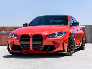 Calandre G80 M3 style CSL en fibre de carbone sèche, garniture de pare-chocs avant, calandre pour BMW G80 M3 G82 M4 - Product Image 6