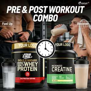 Pack Fitness Marque Blanche - Protéine de Lactosérum de Haute Qualité 24g & Créatine Monohydrate 5g Sans Arôme <span class=keywords><strong>Prix</strong></span> de Gros - Product Image 6