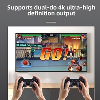 Manette de jeu portable professionnelle M8 Mini 3DS 2.4G HD sans fil pour PS1, jeux vidéo rétro classiques, console de jeux