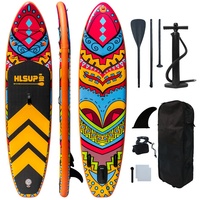 Planche de SUP gonflable QIAODI en PVC pour le surf, écologique et portable avec sac à dos