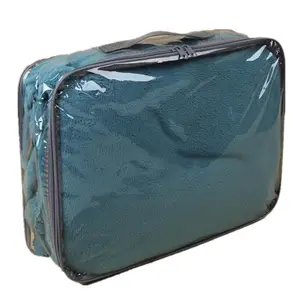 Home textile PVC bag/ PVC zipper blanket bags/PVC zipper blanket packaging bag