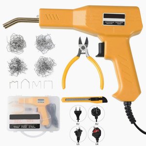 New 50W LED Plastic Weld Gun Portable Plastic <b>Welding</b> Repair <b>Kit</b> Car Bumper Welder Machine 200Pcs Staples - Product Image 4