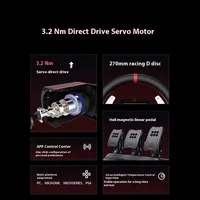 Volant de Course Simulateur PXN V10 PRO Direct Drive pour Euro Truck 2 sur PC/Xbox/PS