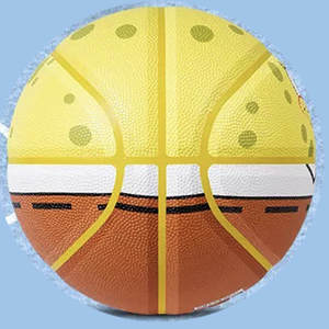 Pallacanestro overprinting in pelle igroscopica personalizzata di alta qualità per l'allenamento di bambini e adulti cute <span class=keywords><strong>SpongeBob</strong></span> - Product Image 3