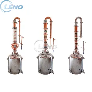 Leno Price Stiller Alembic Whisky Gin Vodka Distill Boiler Copper Still Reflux Column Distillation Liquor Distillery Equipment